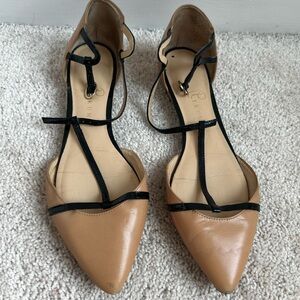 Repetto Tan and Black Women's Shoes